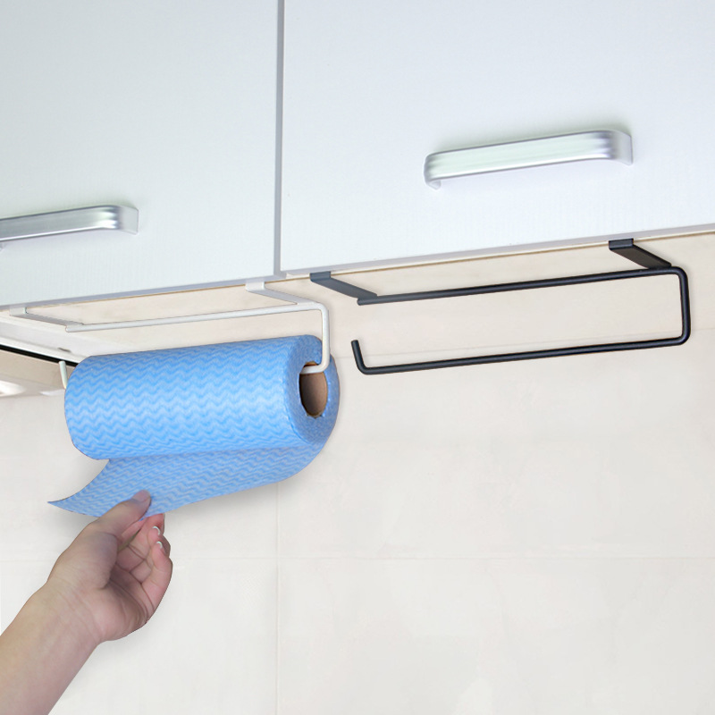 Toilet Paper Holder - أبيض/أسود المرحاض الجرف ورقة لفة رف