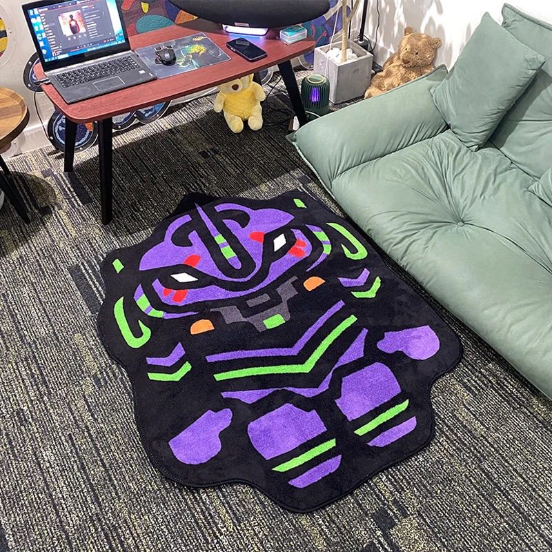 Home Bathroom Mats - سجادة مصممة من نيون جينيسيس إيفانجيليون،