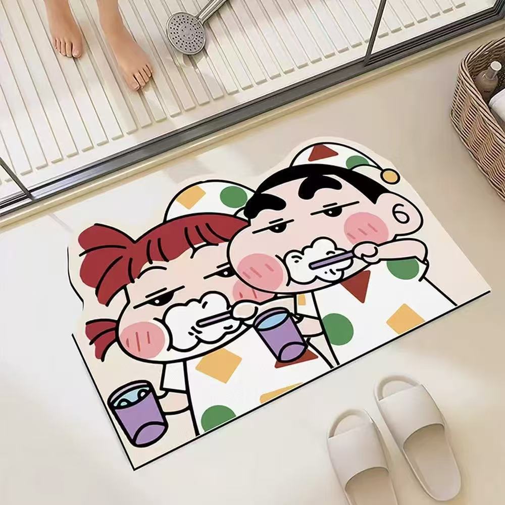 Home Bathroom Mats - بساط استيعاب الماء لغرفة الاستحمام سريع