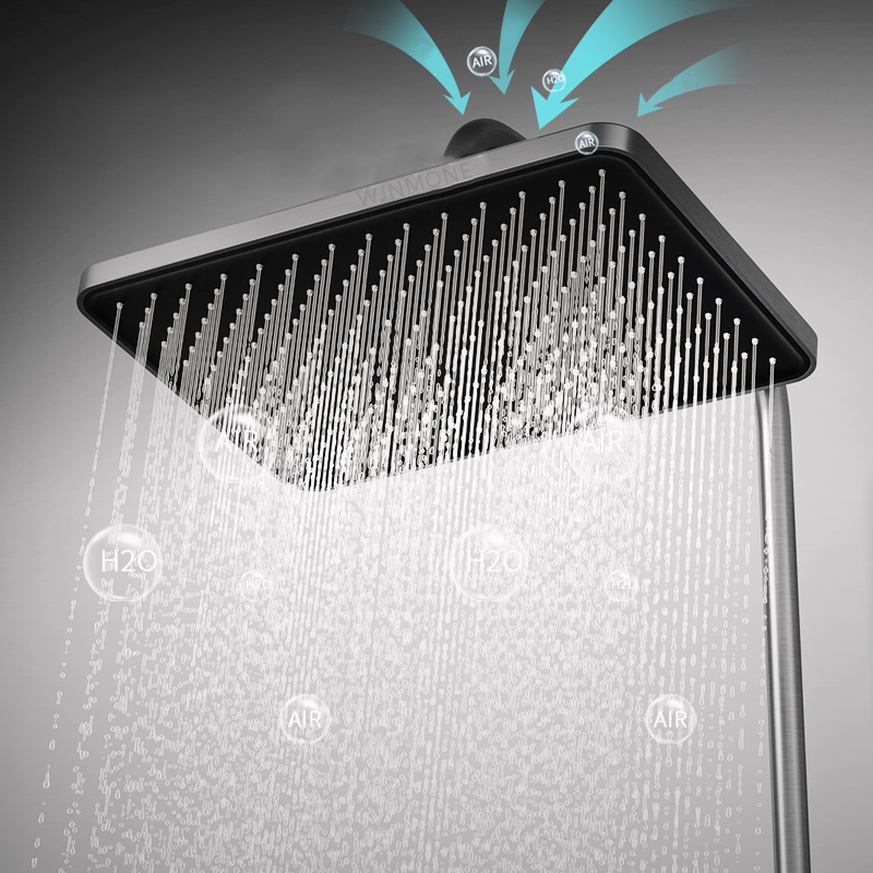 حمام فاخر نظام دش مع أضواء خفف - مراجعة Home Bathroom Glass وسعره