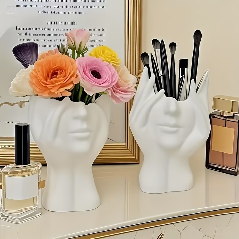 طقم من 2/4 قطع بتصميم فني إبدا - مراجعة Home Essentials Bathroom Storage وسعره