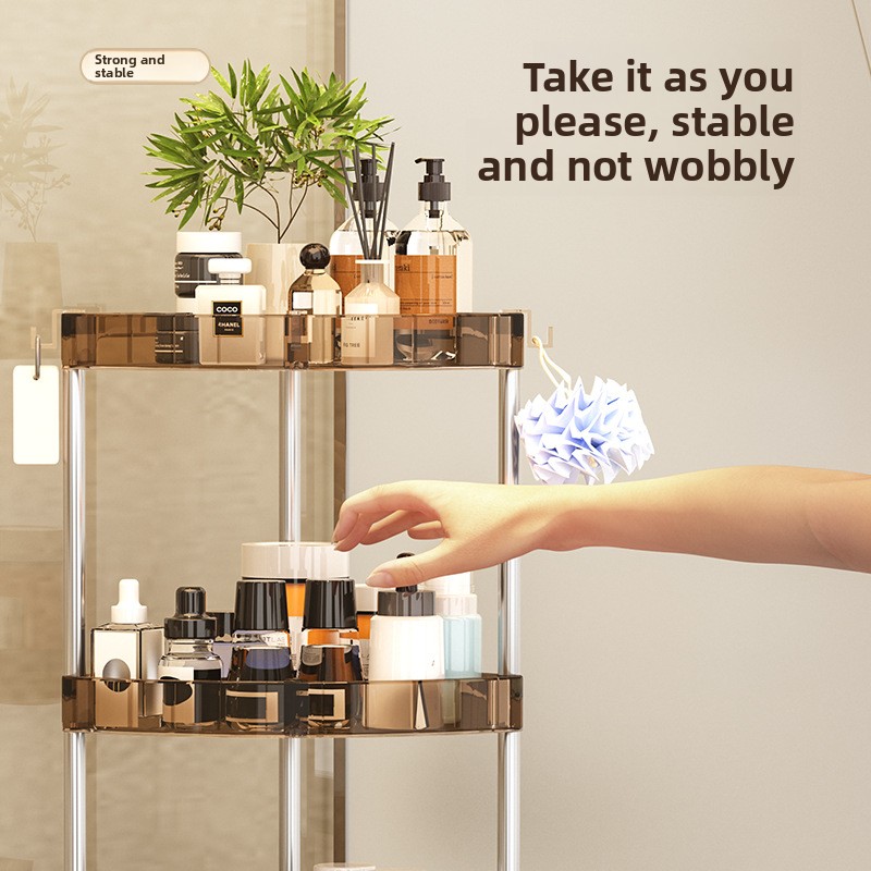 رف تخزين للحمام متعدد الطبقات، - مراجعة Home Essentials Bathroom Storage وسعره