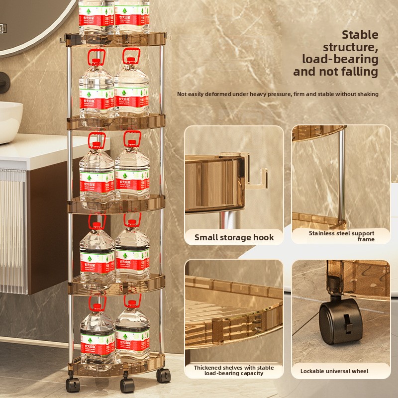 رف تخزين للحمام متعدد الطبقات، - مراجعة Home Essentials Bathroom Storage وسعره