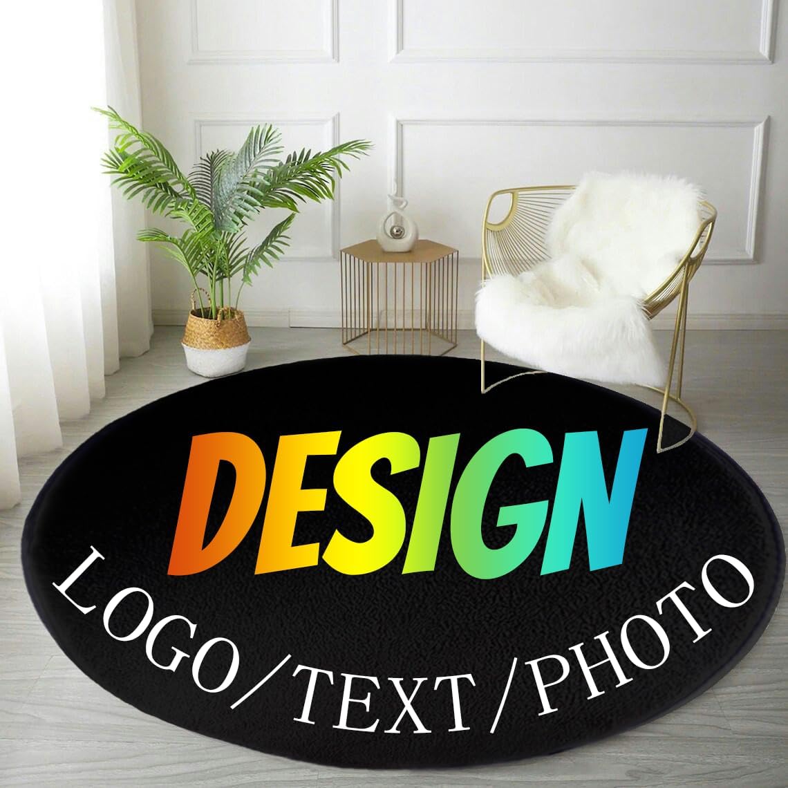 سجادة منطقة مستديرة مخصصة مع ص - مراجعة Home Bathroom Images وسعره