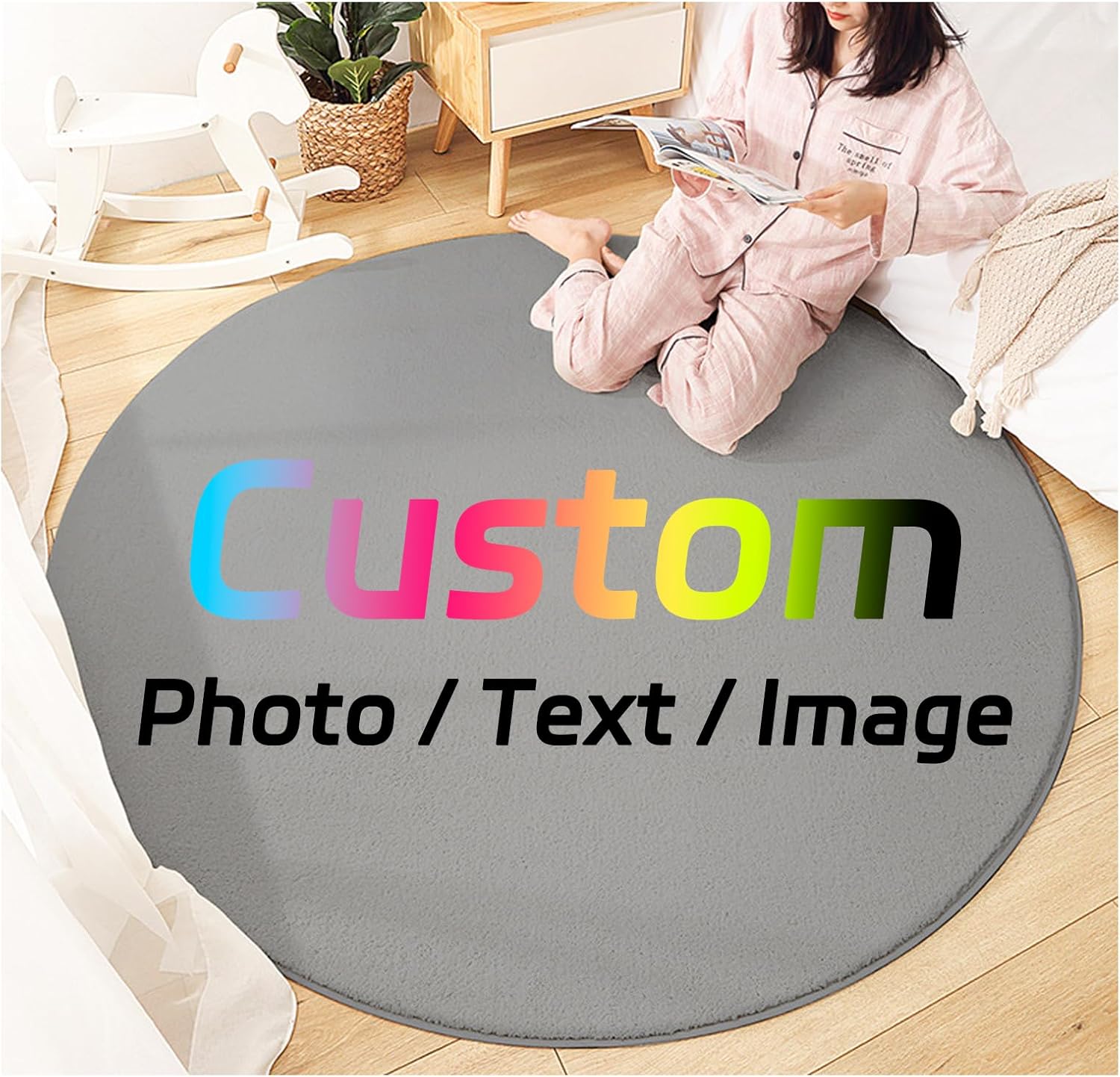 سجادة منطقة مستديرة مخصصة مع ص - مراجعة Home Bathroom Images وسعره
