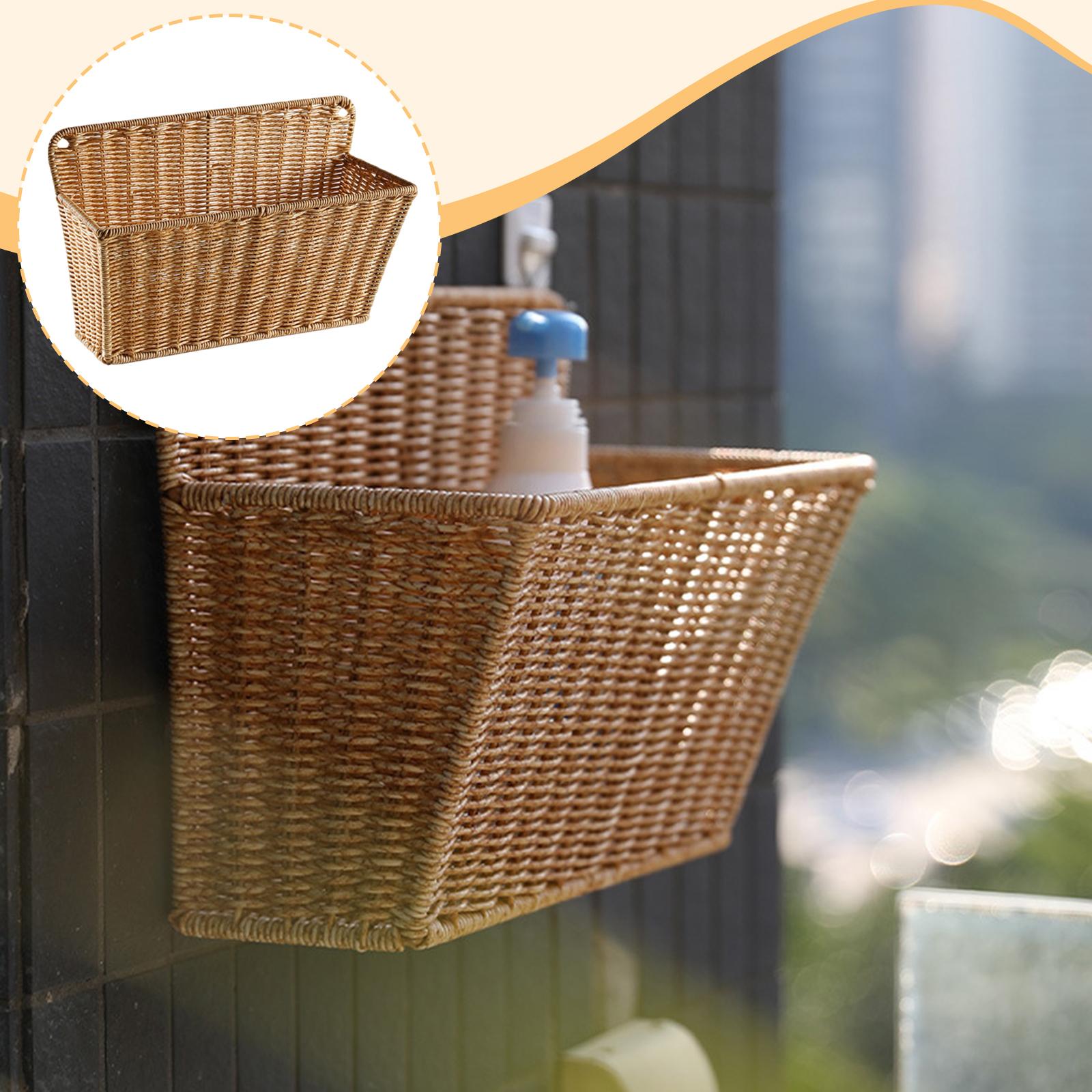سلة تخزين منسوجة على الطراز ال - مراجعة Home Essentials Bathroom Storage وسعره