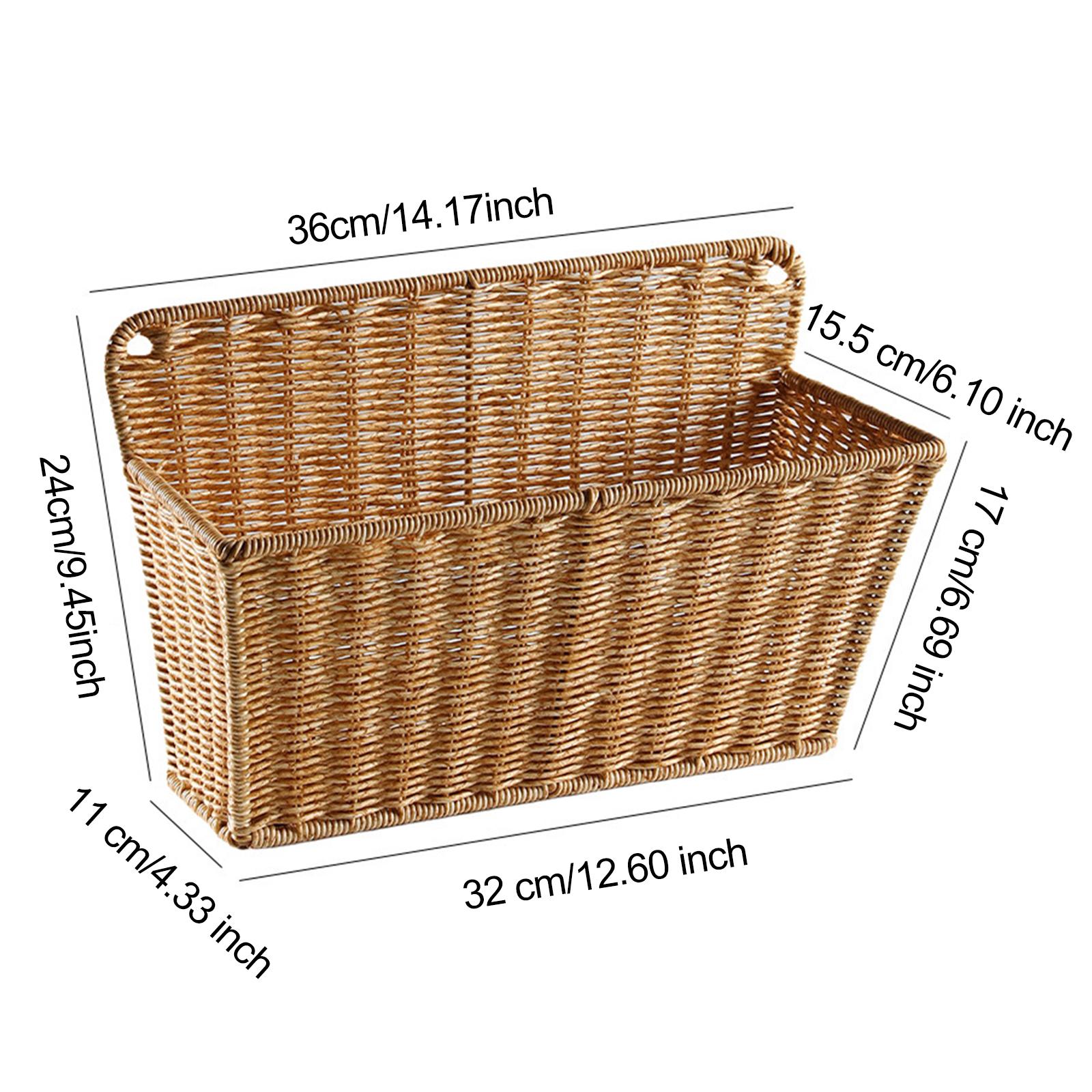 سلة تخزين منسوجة على الطراز ال - مراجعة Home Essentials Bathroom Storage وسعره