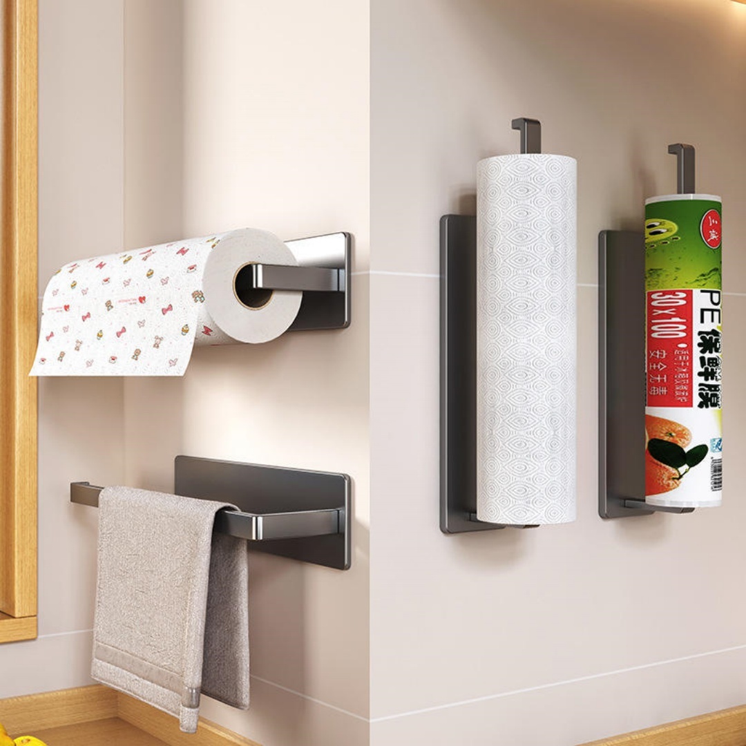 حامل مناديل ورقية مثبت على الح - مراجعة Home Essentials Bathroom Storage وسعره