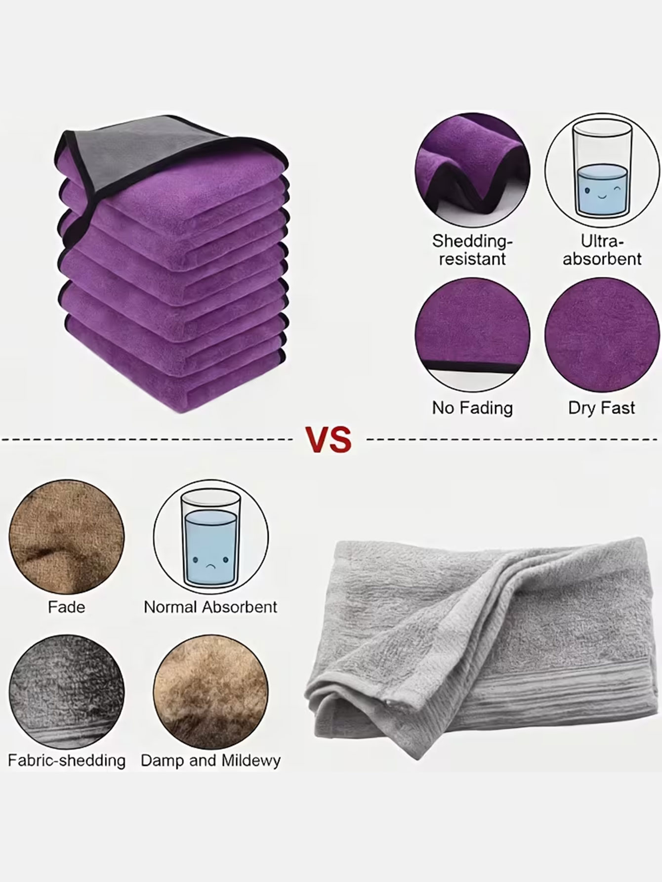 مجموعة من 10 قطع من قماش التنظ - مراجعة Home Bathroom Glass وسعره