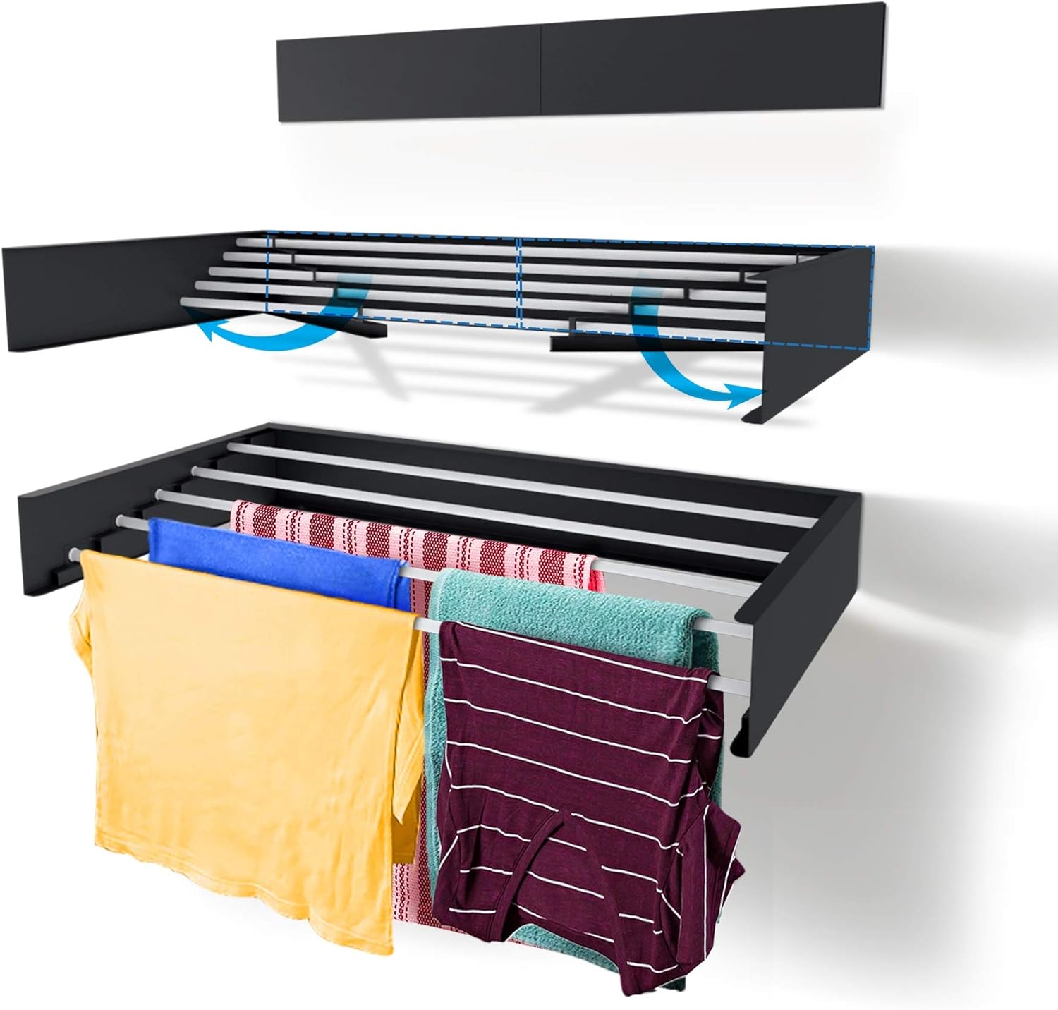 80 سنتيمتر الحائط الغسيل تجفيف - مراجعة Towel Bar Stainless وسعره