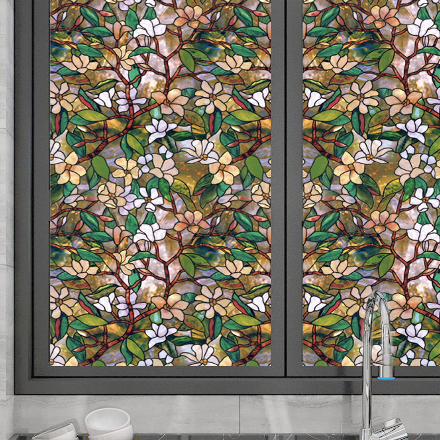 فيلم نوافذ كهروستاتيكي بنمط ال - مراجعة Home Bathroom Glass وسعره