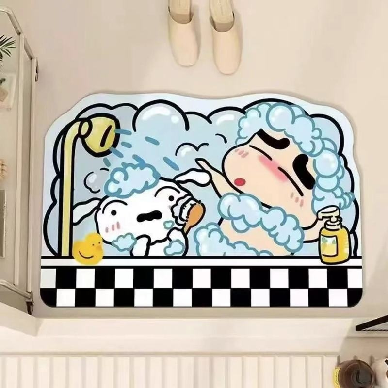 حصيرة امتصاص الماء في غرفة الا - مراجعة Home Bathroom Mats وسعره