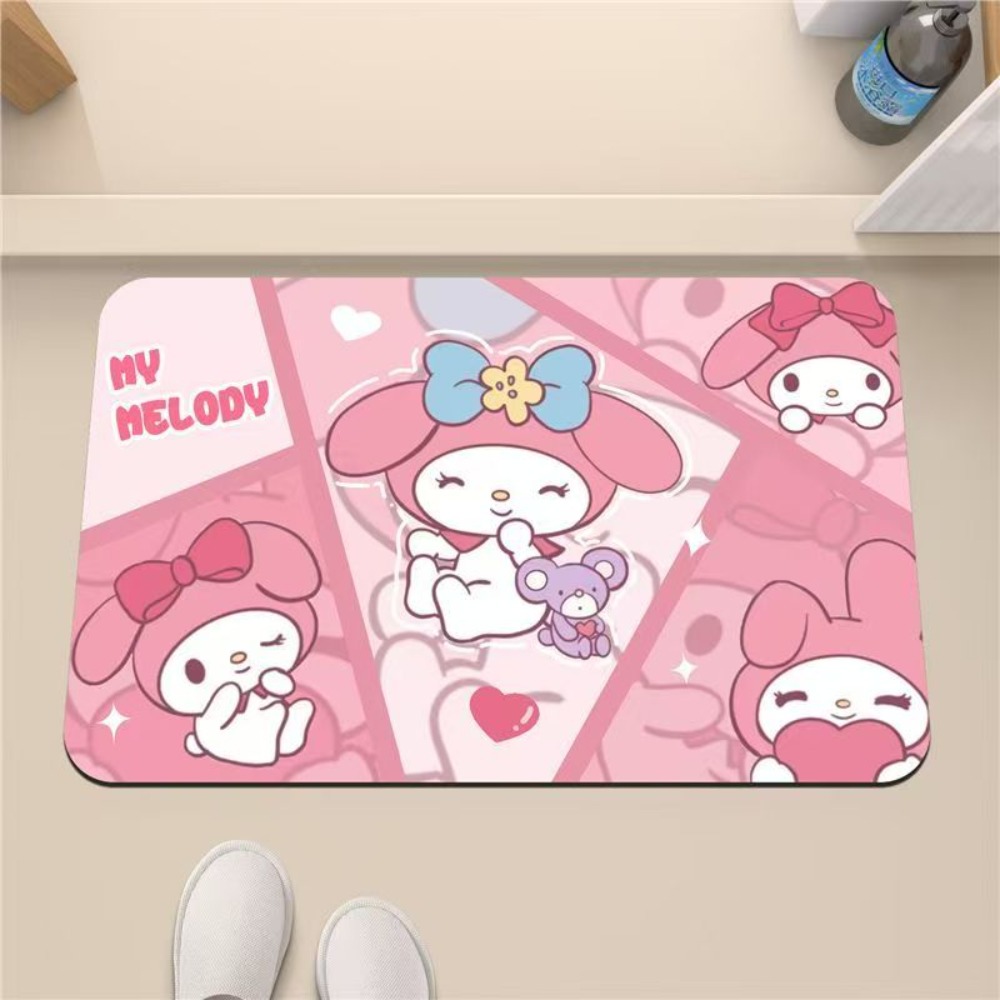 سجادة حمام هيلو كيتي مانعة للا - مراجعة Home Bathroom Mats وسعره