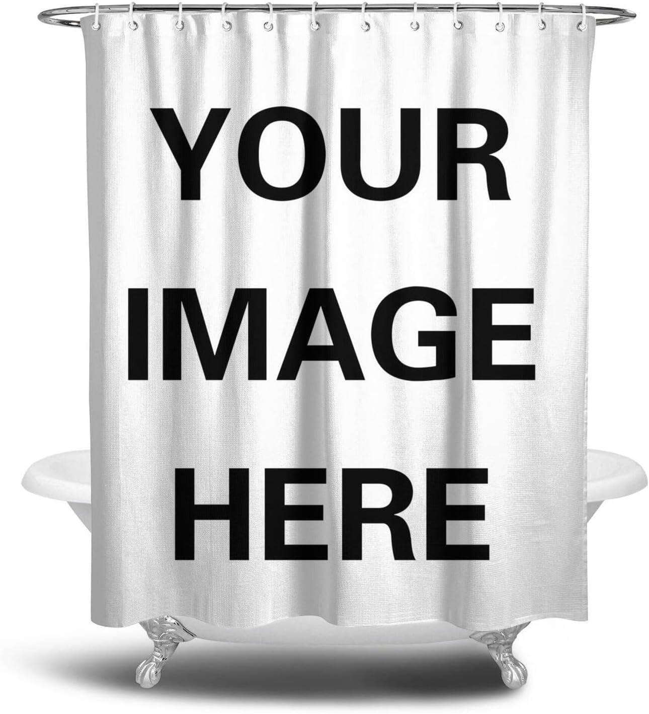ستارة دش مخصصة مع نمط صورة، دي - مراجعة Home Bathroom Images وسعره
