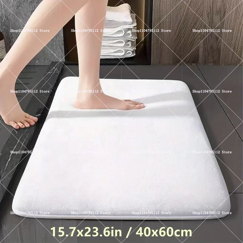 سجادة أرضية من الفلانيل بتصميم - مراجعة Home Bathroom Mats وسعره