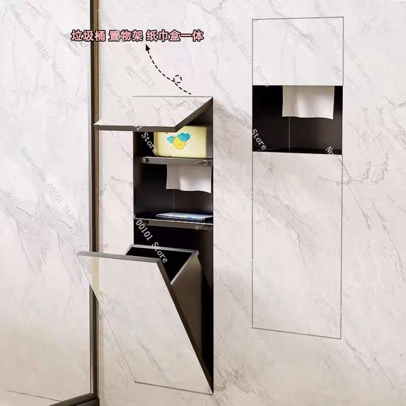 حاوية قمامة مدمجة في الجدار من - مراجعة Toilet Paper Holder وسعره