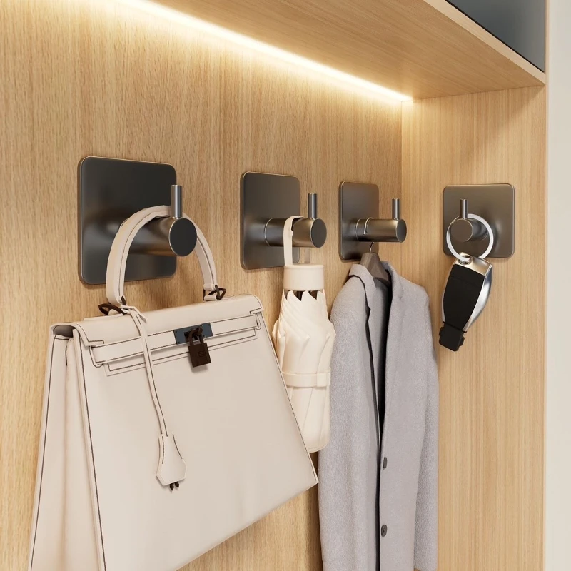 1-5 قطع خطافات تعليق ذاتية الل - مراجعة Towel Bar Stainless وسعره