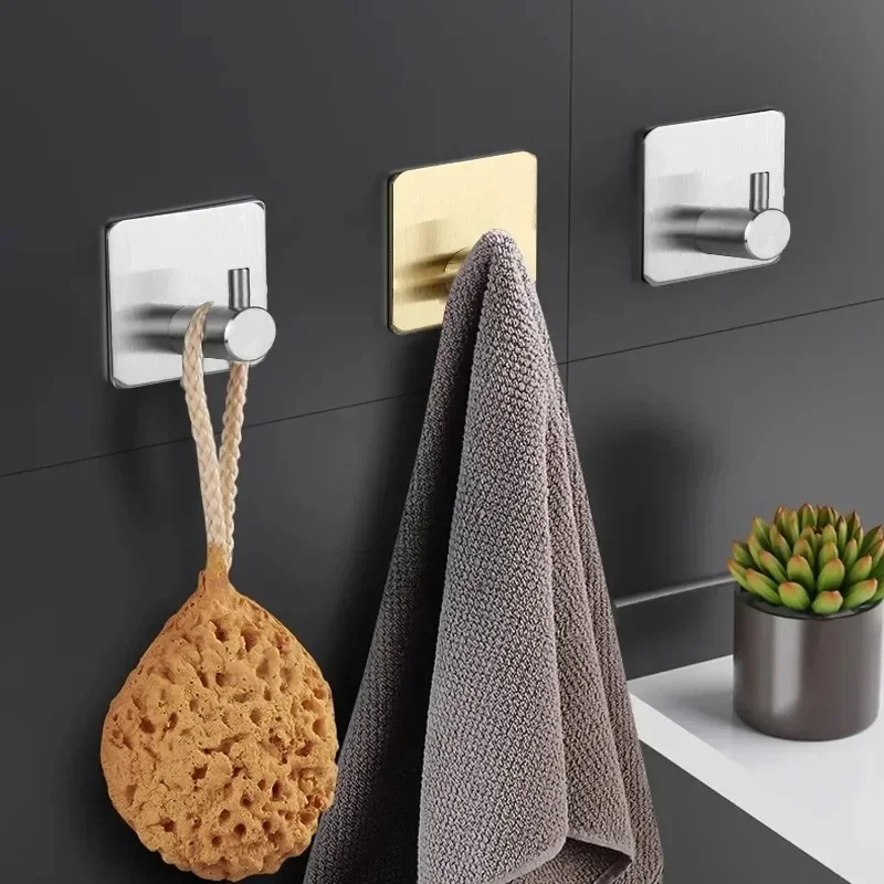 1-5 قطع خطافات تعليق ذاتية الل - مراجعة Towel Bar Stainless وسعره
