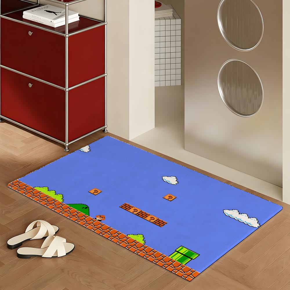 سجادة أرضية بتصميم بيكسل أنيمي - مراجعة Home Bathroom Images وسعره