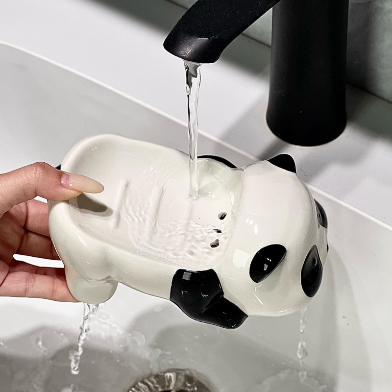 صندوق الصابون السيراميكي الجدي - مراجعة Home Essentials Bathroom Storage وسعره